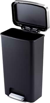 Amazon.co.jp: EKO ゴミ箱 ペダル式 ハナ ステップビン ブラック 45L