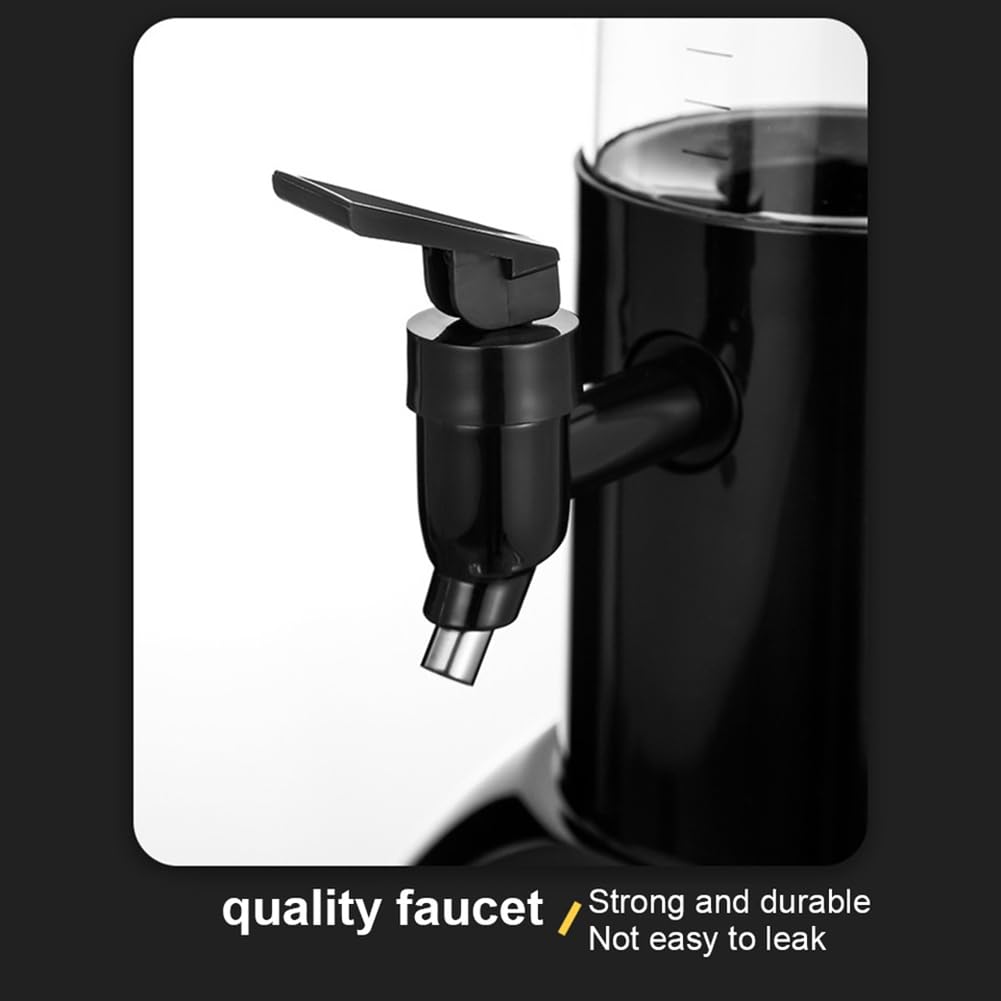 Dispensador de Cerveza, Torre de Cerveza con Grifo y Tubo de Hielo, Dispensador de Sobremesa, Dispensador de Bebidas Transparente para Cerveza, Vino y Bebidas.