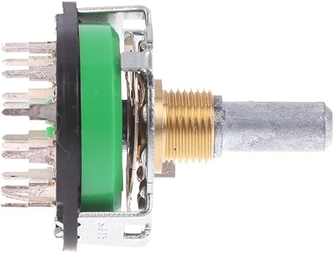 Rotary Switch SRRM1C7800 4 Pole 12 Position for Power AMP 1050R with Balanced Mechanical Resistance for Precise Positioning