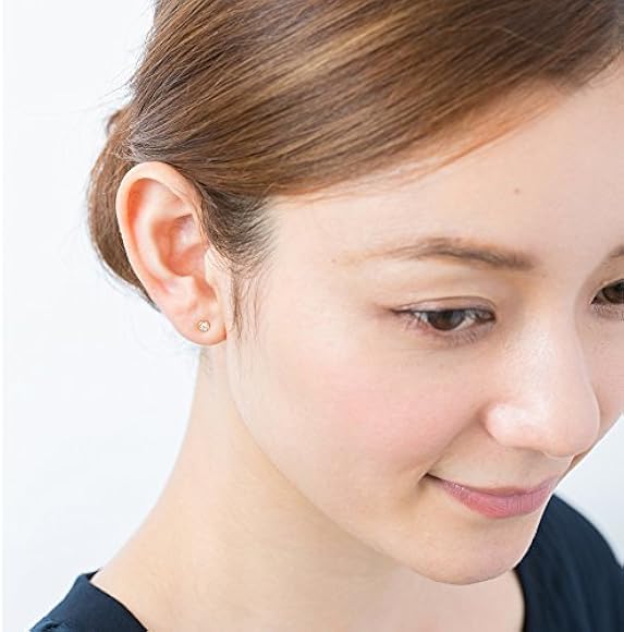 Amazon.co.jp: [アガット] agete 【K10両耳用ダイヤモンドピアス