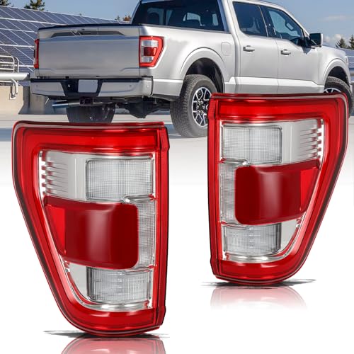 Image of Aosky LED Tail Light Assembly Compatible with 2021-2023 Ford F150 with Blind Spot Rear Taillight Brake Signal Lamp (Pair)