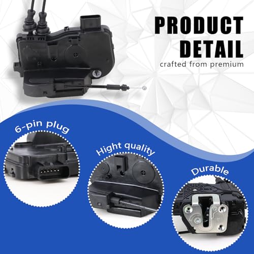 Image of Door Lock Actuator Front Left Driver Side Compatible with 2010-2012 Hyundai Santa Fe Door Latch Replacement 81310-0W000 813100W000