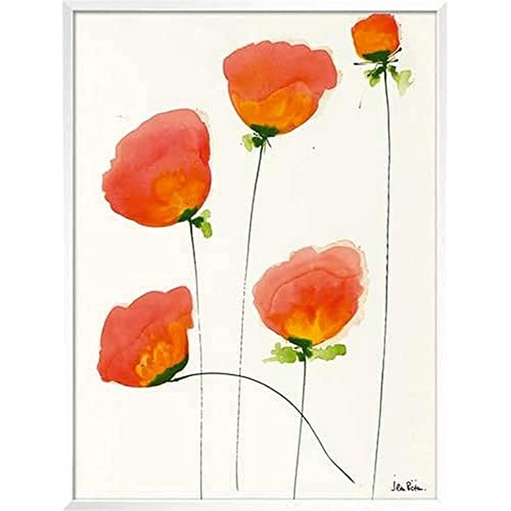 International Graphics - Framed art print - Jean, Picton - ''Untitled VI''- 31 x 41 cm - Frame Color: White - Series ATHOS