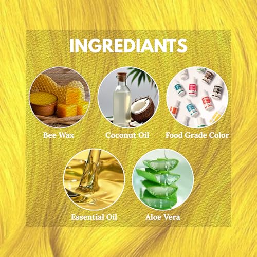Image of Temporay Hair Color Wax | Metallic Shine | For Men & Women | DIY Instant Hair Color | Temporay Color 1 Day 1 Wash | No Ammonia, Bleach & Damage | Golden - 100 gram