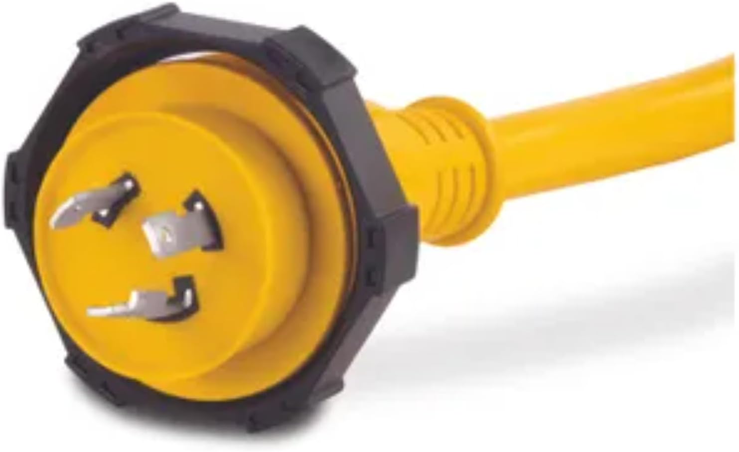 Sierra Marine Reliable Shore Power Cordset AC12360 - Corrosion-Resistant NMEA Connectors, 30 Amp RV Extension Cord - Watertight Nylon Sleeve, LED Indicator, UV-Resistant - 50ft