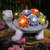 Eletorot mom gifts for mothers day turtle outdoor garden decor for outside solar outdoor garden statues for yard patio backyard gardening balcony unique birthday presents for women grandma  urban country home decor