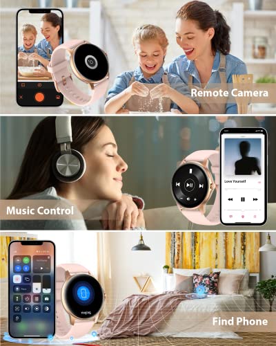 Gydom Smart Watch For Women Answer/Make Call, 1.28" Touch Screen Fitness Tracker With Blood Oxygen/Heart Rate/Sleep Monitor, 100 Sport Modes, Ip68 Waterproof Smartwatch For Android Iphone #TOP4