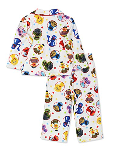 Sesame Street Elmo Infant Toddler Coat Style Pajamas Set2