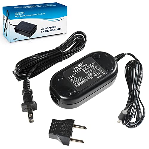 HQRP AC Adapter Compatible with JVC AP-V10U AP-V11U AP-V12U AP-V13U GR-D22 GR-D30 GR-D31 GR-D70 GR-DV500 GR-DV800 GR-DV801 GR-DVL120 GR-DVL210 GR-DVL220 Camcorder Power Supply + Euro Plug Adapter