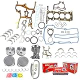 DNJ EK343M Master Engine Rebuild Kit for 2011-2021 Buick, Chevrolet Cruze, Cruze Limited, Encore 1.4L L4 16V DOHC 1364cc