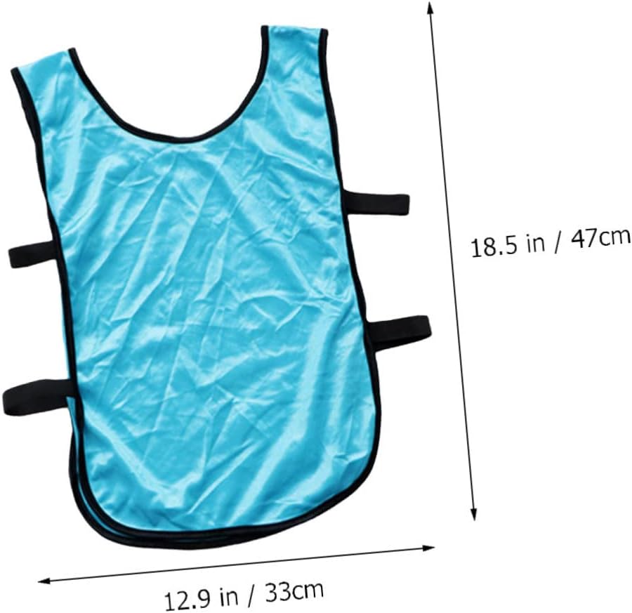 Happyyami Sleeveless Shirt Youth Scrimmage Vests Soccer Training Vest Pinnies Netball Bibs Soccer Jerseys for Boys