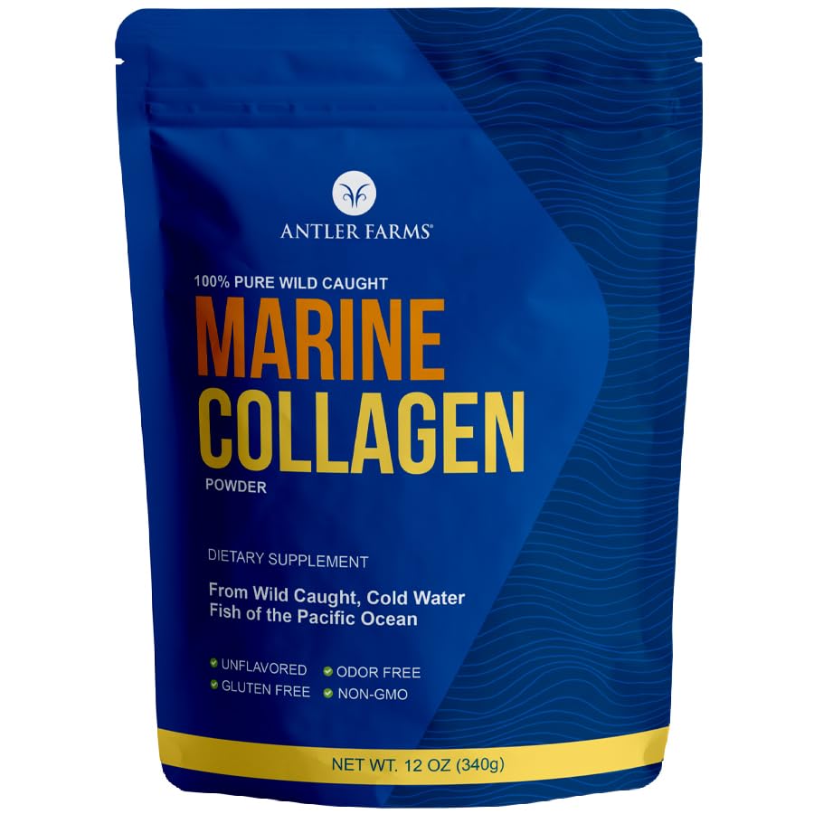 Antler Farms Marine Collagen Powder - Wild Caught Pacific Snapper, 12 oz