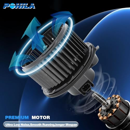Image of 700191 HVAC Blower Motor Compatible with 2003 2004 2005 2006 Chevy Silverado 1500 2500 Suburban Avalanche Cadillac Escalade ESV EXT GMC Sierra Yukon Replaces# 89019320 89019301