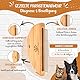 Golden Pets Bambus Flohkamm I Entfernt Flöhe bei Hunde & Katzen I Läusekamm, Staubkamm, Haustierkamm, Zeckenbürste, Nissenkamm + E-Book Pflegehandbuch