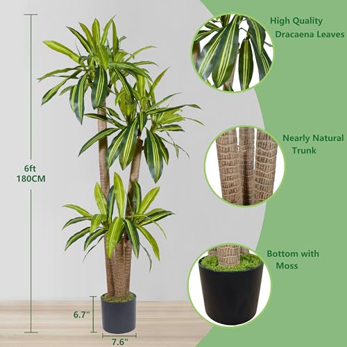 Warmplants DRA66 Artificial Dracaena Tree thumb #2