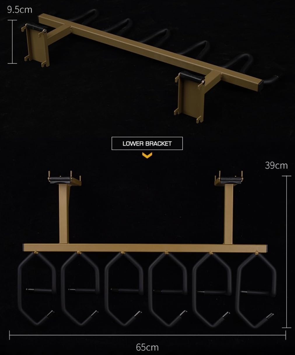 Tactical Rifle Mounted Wall Display Panel Holders Indoor Hardwood Wall-Mounted Gun Racks for Long Guns and Long Pistols