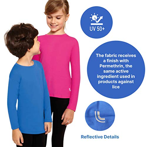 Camiseta, T-Shirt repelente UV, Lupo, criança-unissex, Royal Blue, 8