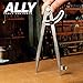 ALLY Tools 8 Inch Precision Locking Wing Divider/Woodworking Compass with Pencil Holder INCLUDES Two Pencils and Pencil Sharpener Ideal for Drawing, Drafting, Carpentry