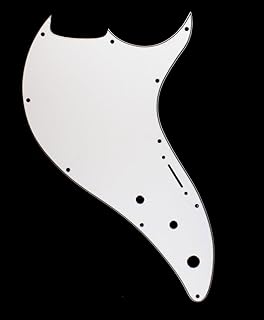 3 Ply Guitar Pickguard For Line 6 Variax 600 - WHITE (C06)
