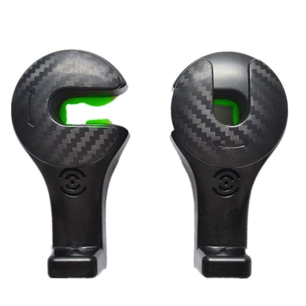 Car Headrest Hooks with Lock - Premium Car Seat Hangers Holders for Purse Bag with Locker (2 Pack)