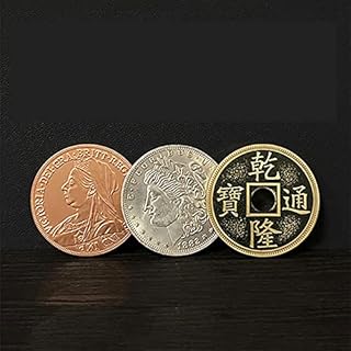 SUMAG Ultimate CSB Deluxe Set Magic Tricks Coin Appear Vanish Transform Magic Magician Close Up Illusions Gimmick Props Mentalism