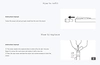 Vista 5 de Tombow Mono Graph - Repuesto de borrador (ER-MG), Blanco