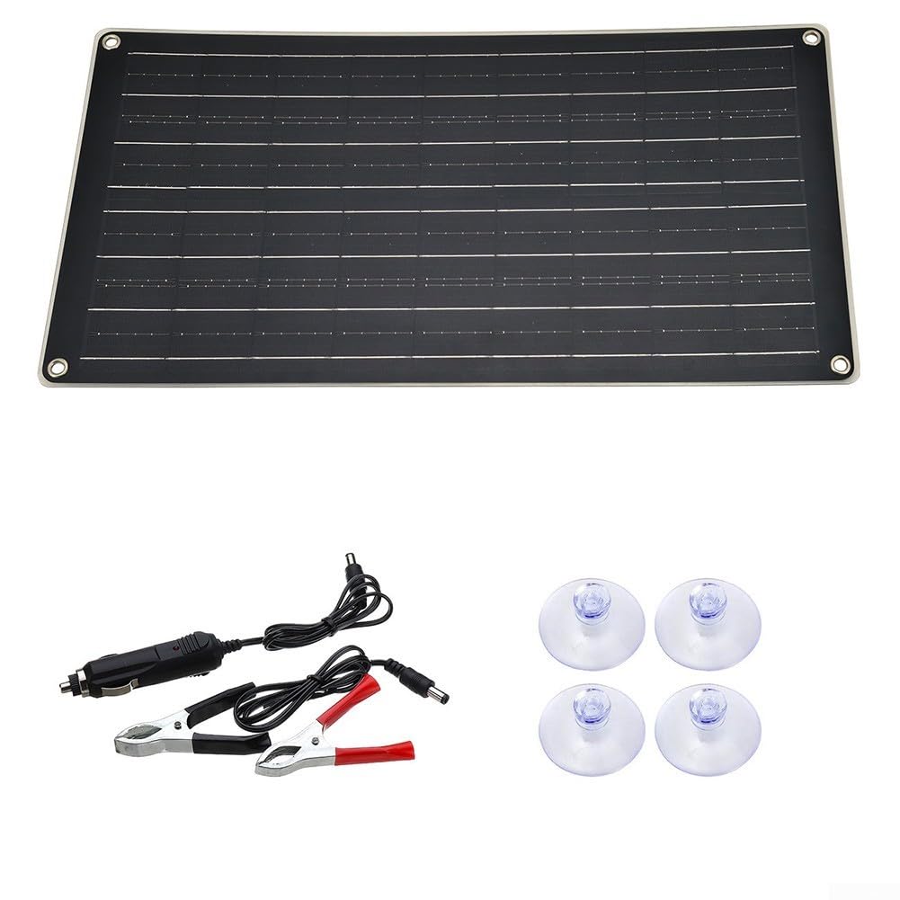 Pannello per solare Monocristallino 40W 18V Compatto Pannello