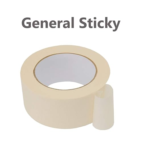 Miniatura 6 de Lichamp Paquete de 10 cintas adhesivas blancas de uso general de 0.75 pulgadas y 4 rollos de cinta adhesiva ancha blanca de 2 pulgadas