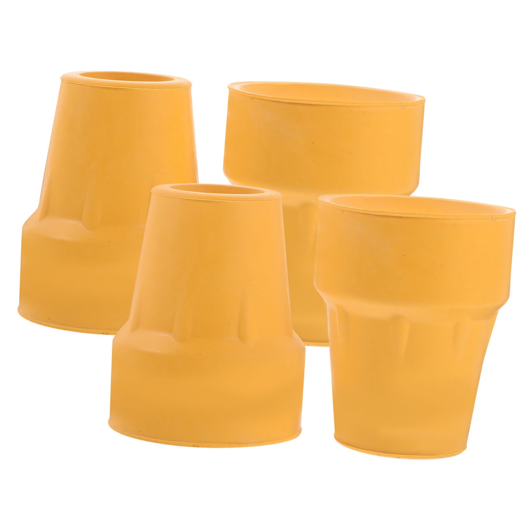 FRCOLOR Lot De 4 Pieds De Canne De Marche Embouts De Béquille Coussinets De Sans Canne Installation Facile 4 Pièces X 4