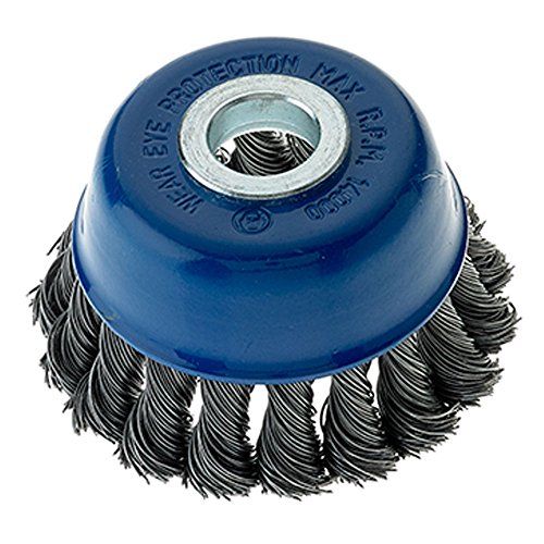 Image of Mercer Industries 189070B - 2-3 /4 inch x 5 /8 inch Knot Cup Brush, .020 Carbon Steel Wire