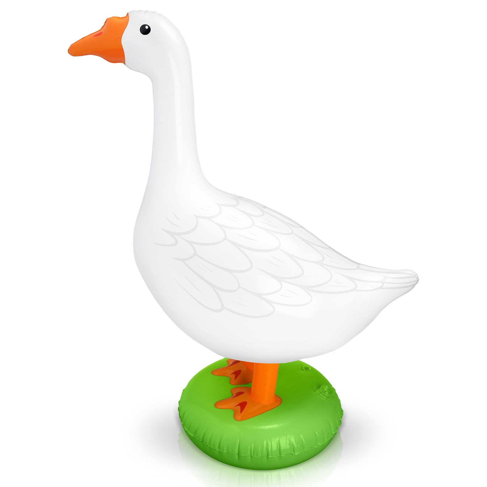 Leyndo 2 Pack Christmas Goose Inflatable Decor 26 Inch PVC Large One Goose Balloons for Classroom Birthday Baby Showers Farm Themed Party Photo Props