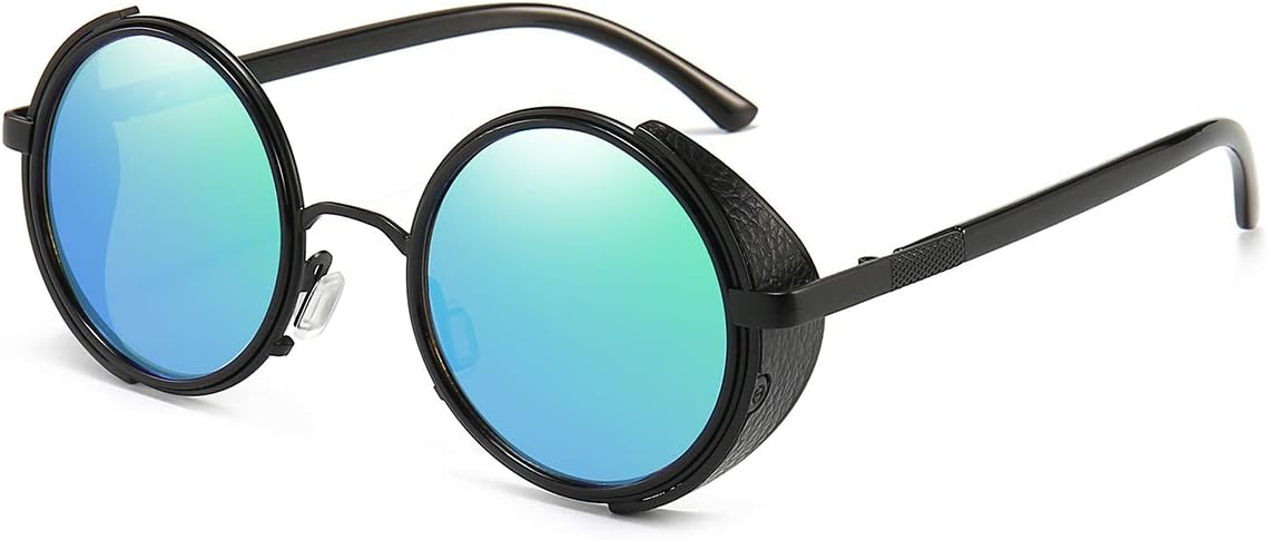 Dollger Vintage Retro Round Sunglasses Metal Circle Frame