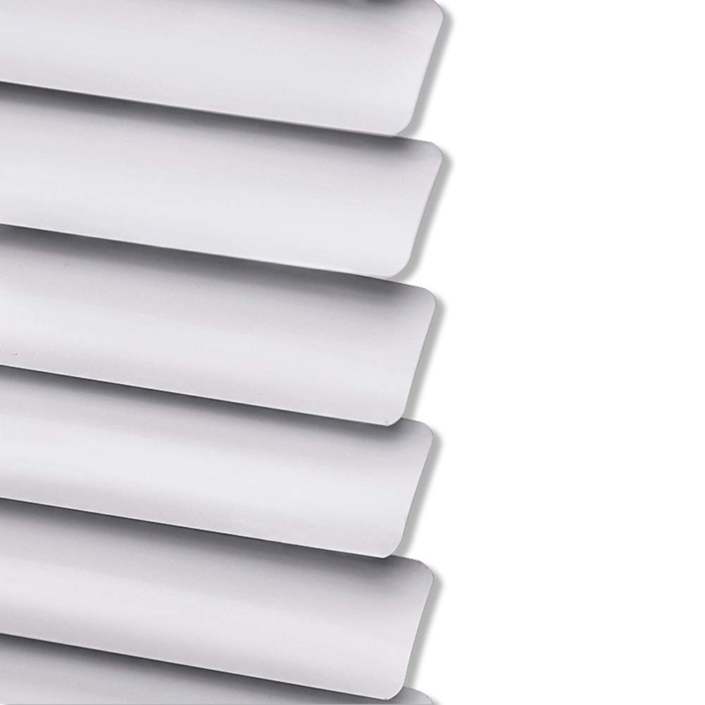 Store occultant gris en aluminium imperméable 100x100 pour fenêtre de chambre et cuisine