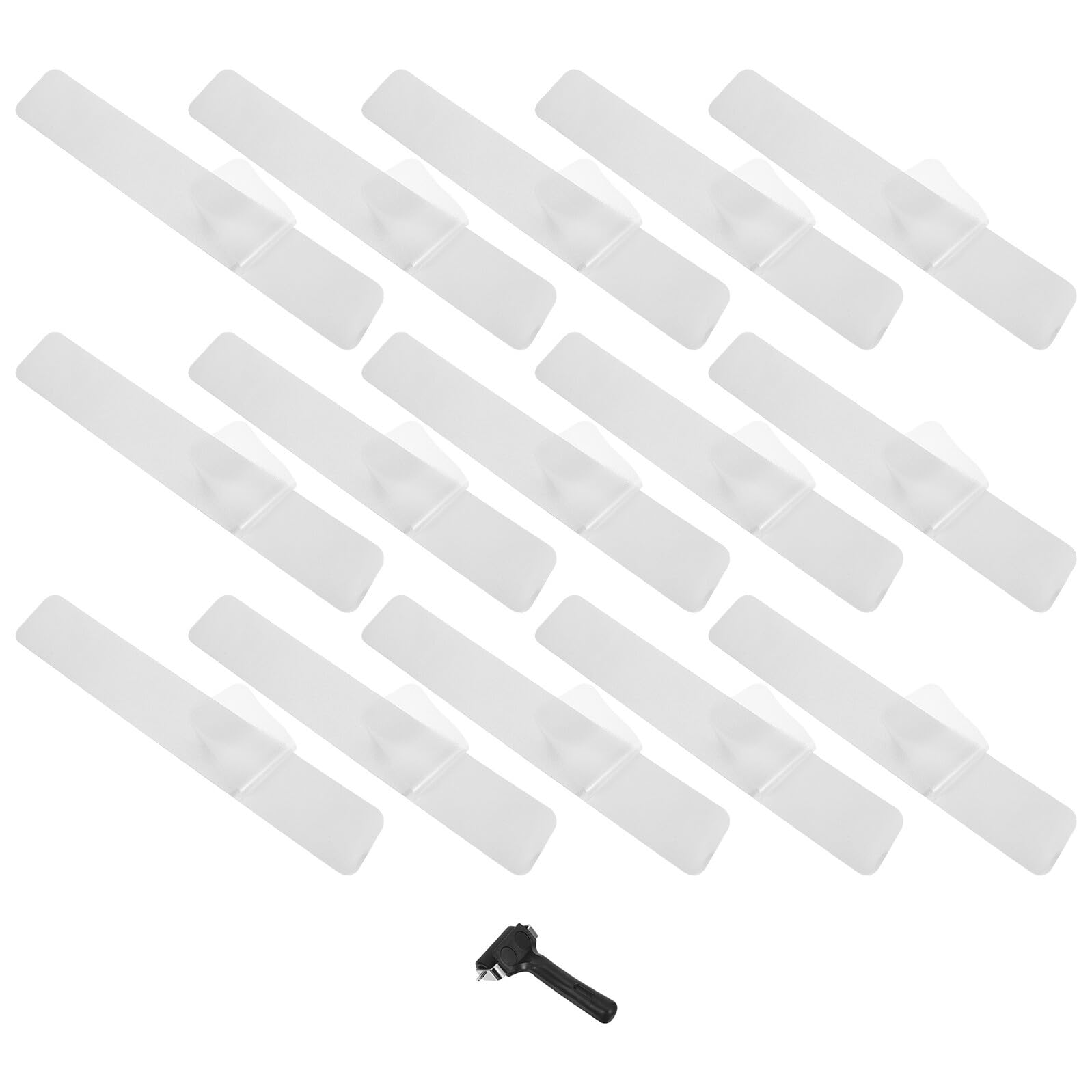 Pegatinas Antideslizantes Transparentes para Baño 15 Piezas 10 Cm X 61 Cm con Rodillo, Cinta de Seguridad para Escalones y Superficies Mojadas, Resistente al Agua, Fácil