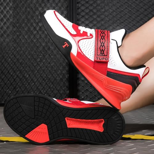 Leichtrit Scarpe Powerlifting Uomo,Scarpe Da Sollevamento Pesi Per Squat Da Uomo E Da Donna,Bodybuilding Di Sollevamento Pesi Scarpe,Antiscivolo,Traspiranti,Per Fitness Indoor,Cross-Trainer - 3