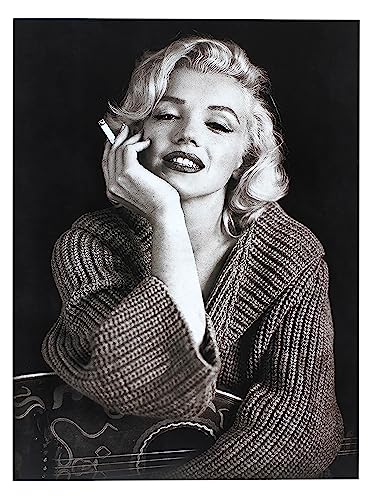 KUSTOM ART Poster mural série acteurs célèbres Hollywood Marilyn Monroe sans cadre. Impression artistique sur papier couché 40 x 30 cm