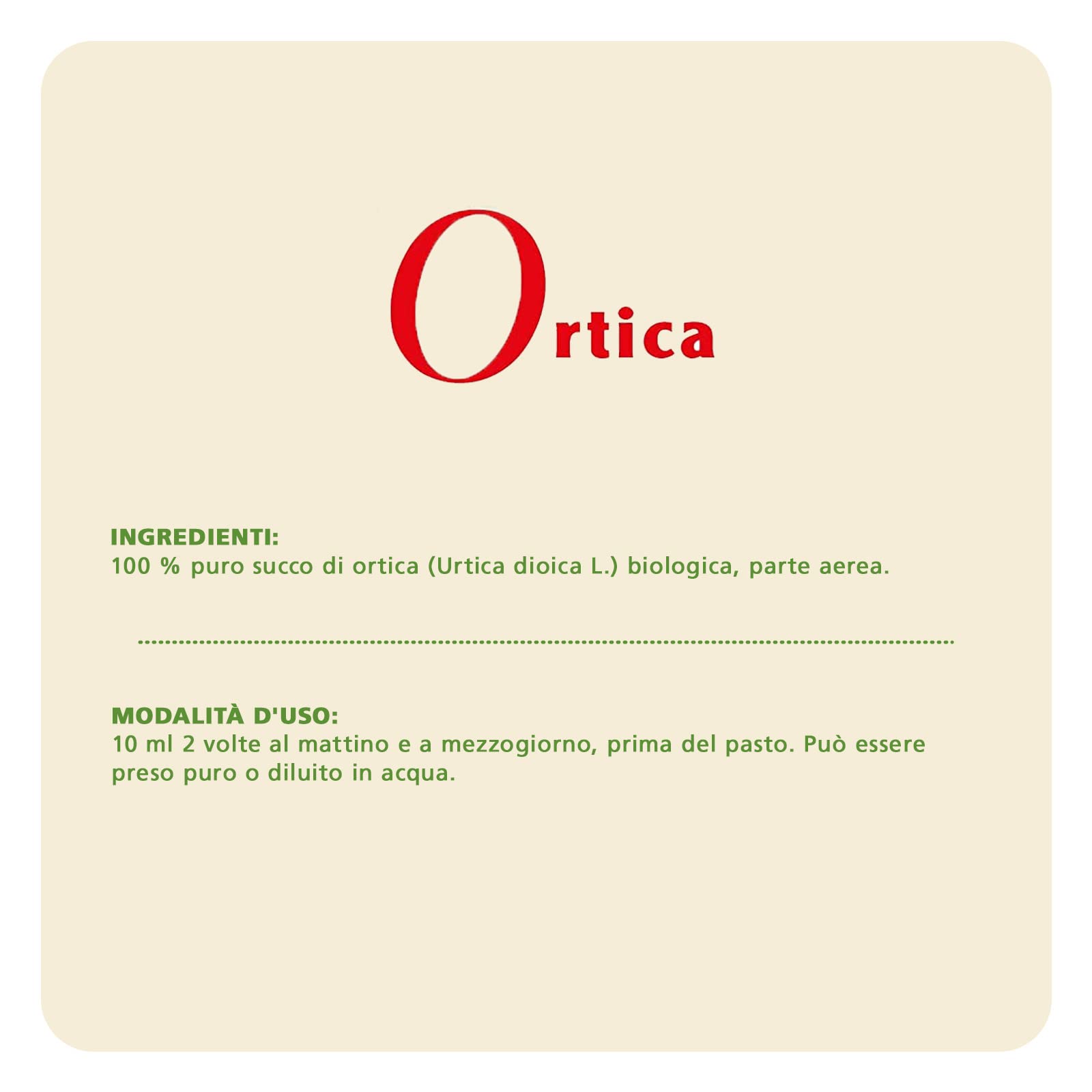 Salus - Integratore naturale al Succo Di Pianta Fresca Ortica per la salute articolare - 200 ml