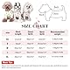 Yaopelky Haustierkleidung für kleine Hunde und Katzen, Sommer, Herbst, Herzmuster, dehnbar, Rüschen, langärmelig, Outfits für Chihuahua, Schnauzer, Shih Tzu, Yorkie (Rosa, XS)