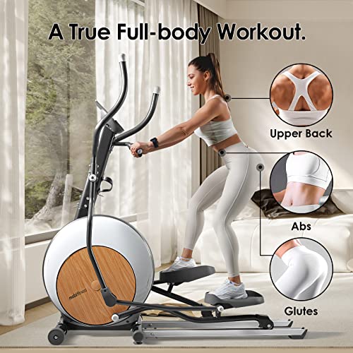Elliptical Machine, Mobifitness Smart Cardio Bluetooth Elliptical Training Machine Elliptical Trainers Exercise Equipment For Home Workout, 24 Resistant Levels, 265Lb Weight Capacity #TOP7