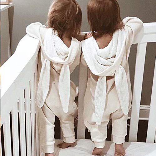 Simplee kids Animal Bunny Baby Easter Romper Long Ear Rabbit Hoodie Romper Jumpsuit with Zipper4