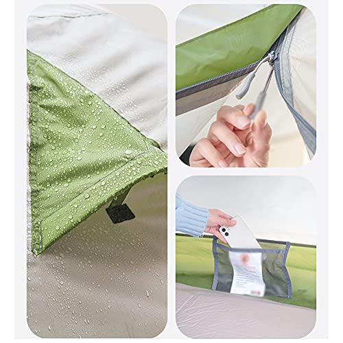 Carpa de playa alta y familiar con protección solar y doble puerta para evitar el calor 4