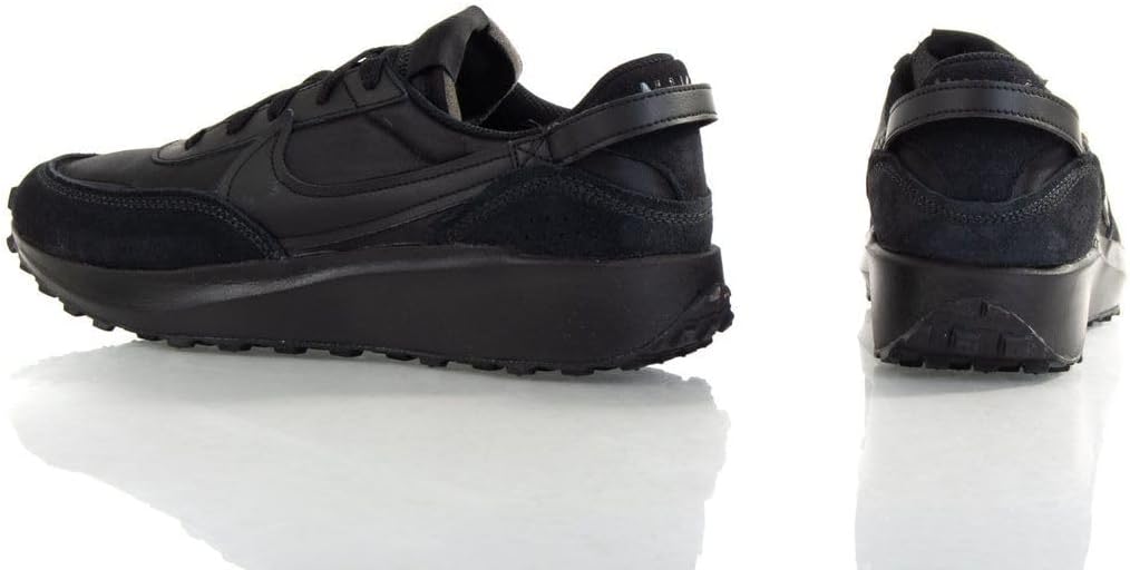 Men's Nike Waffle Debut Trainers - Black Noir