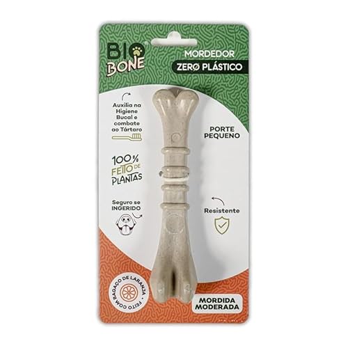 Biobone, Biobone Mordedor para Cães Pequeno Feito c/Bagaço de Laranja