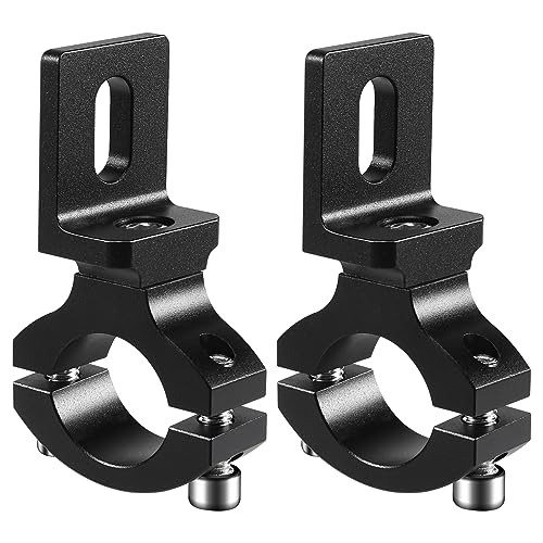 POOSR Universal Lenker 22 25Mm 7/8 Motorrad Scheinwerfer Halterung Scheinwerfer Rohr Schelle für Cafe Chopper,TG81 (2 Stück)