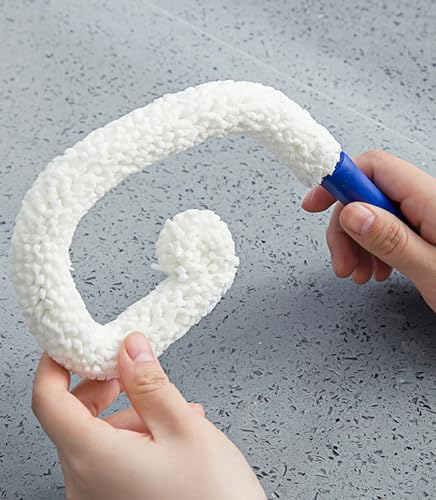 2 Stück Biegsam Flaschenbürste Schaumstoff Multifunktions Weinglas Reinigungsbürste Flaschenbürste für die Reinigung Schwer Erreichbarer Bereiche Einige Dekanter,Kelche,Gläser,Becher