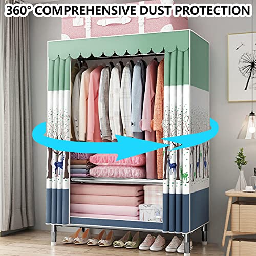Armoire portable en toile pour optimiser un petit placard