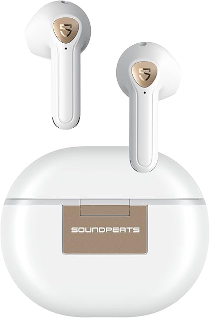 SoundPEATS Air3 Deluxe HS Słuchawki Bluetooth 5.2,Słuchawki Bezprzewodowe z przetworniki 14,2mm,Hi-Res audio,LDAC Codec,4 mikrofon i Redukcja szumów połączeń, Soundpeats App,Trybem Gry,20 godziny