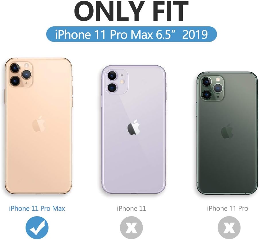 TiMOVO Compatible with iPhone 11 Pro Max Case, Hybrid PC Hard Panel TPU Bumper Anti-Scratch Shockproof Slim Cover for iPhone 11Pro Max 6.5 inch 2019 - Clear