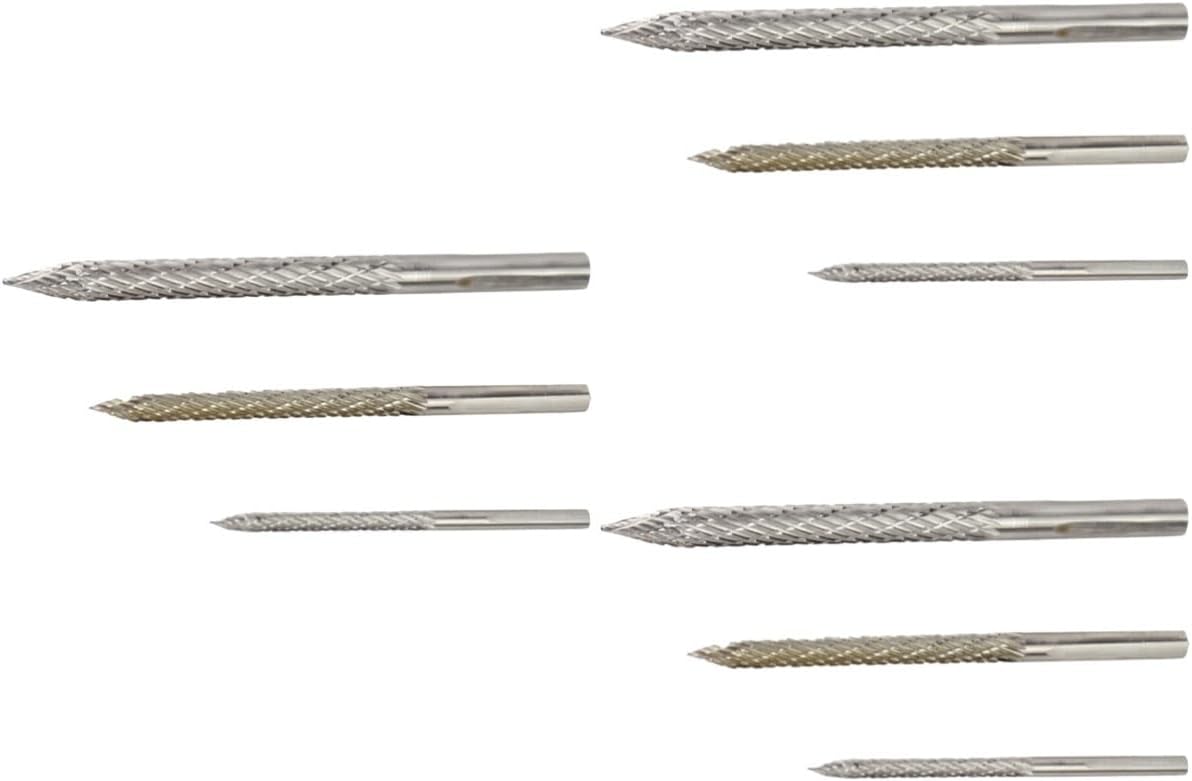 Gatuida 3sets Automobile Tire Plug Drill Bit Kit Cutting Tool Drill Reamer for Tire Repair