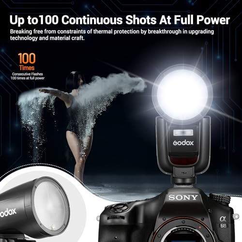 Externe Flash pour Photographie Godox V1Pro-S haute performance Sony - 2